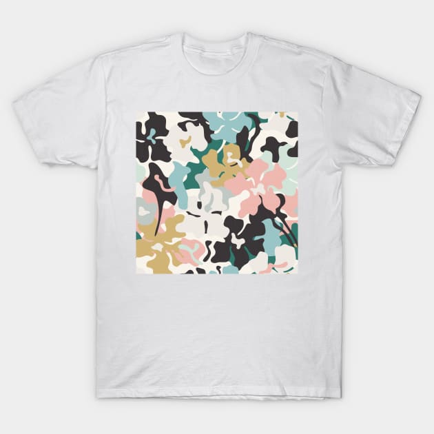 Colorful Floral Bouquet T-Shirt by matise